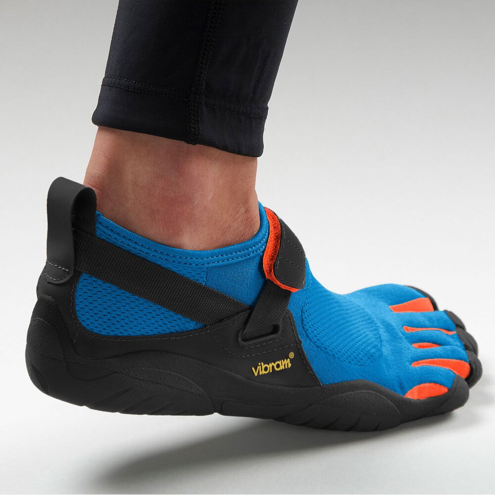 Tenis Deportivos Hombre Azules/Naranjas - FiveFingers Kso - ZRYGHI-237